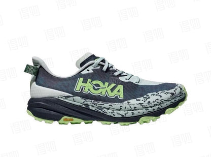 HOKA Antelope 6 Trail Running Shoes - Navy/Lime