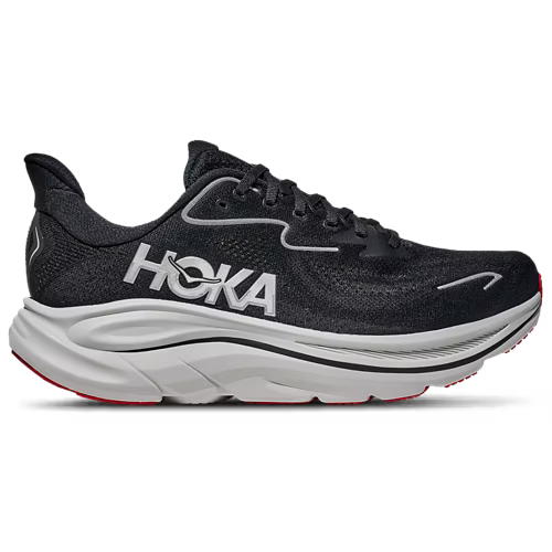HOKA Clifton 10 Running Shoes - Black/White