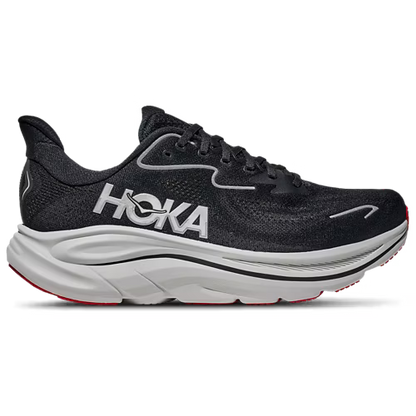 HOKA Clifton 10 Running Shoes - Black/White