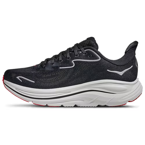 HOKA Clifton 10 Running Shoes - Black/White