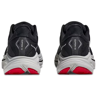 HOKA Clifton 10 Running Shoes - Black/White