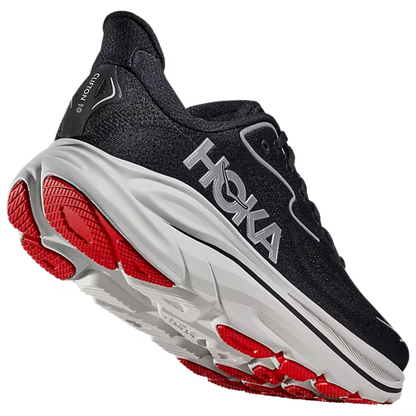 HOKA Clifton 10 Running Shoes - Black/White
