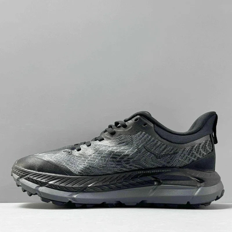 HOKA Mafate Speed 4 Trail Running Shoes - Black/Grey