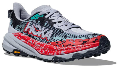 HOKA Antelope 6 Trail Running Shoes - Grey/Red
