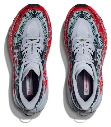 HOKA Antelope 6 Trail Running Shoes - Grey/Red