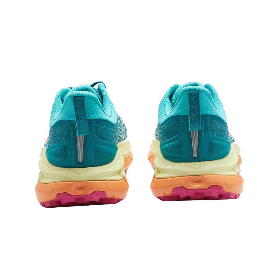HOKA Mafate Speed 4 Trail Running Shoes - Teal/Peach