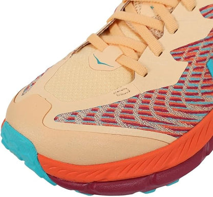 HOKA Mafate Speed 4 Trail Running Shoes - Cream/Orange