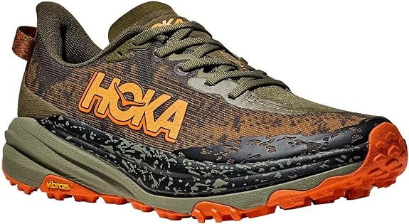 HOKA Antelope 6 Trail Running Shoes - Olive/Orange