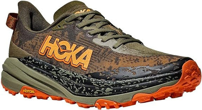 HOKA Antelope 6 Trail Running Shoes - Olive/Orange