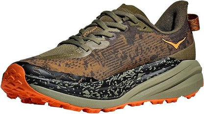 HOKA Antelope 6 Trail Running Shoes - Olive/Orange