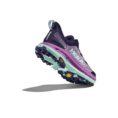 HOKA Mafate Speed 4 Trail Running Shoes - Purple/Mint