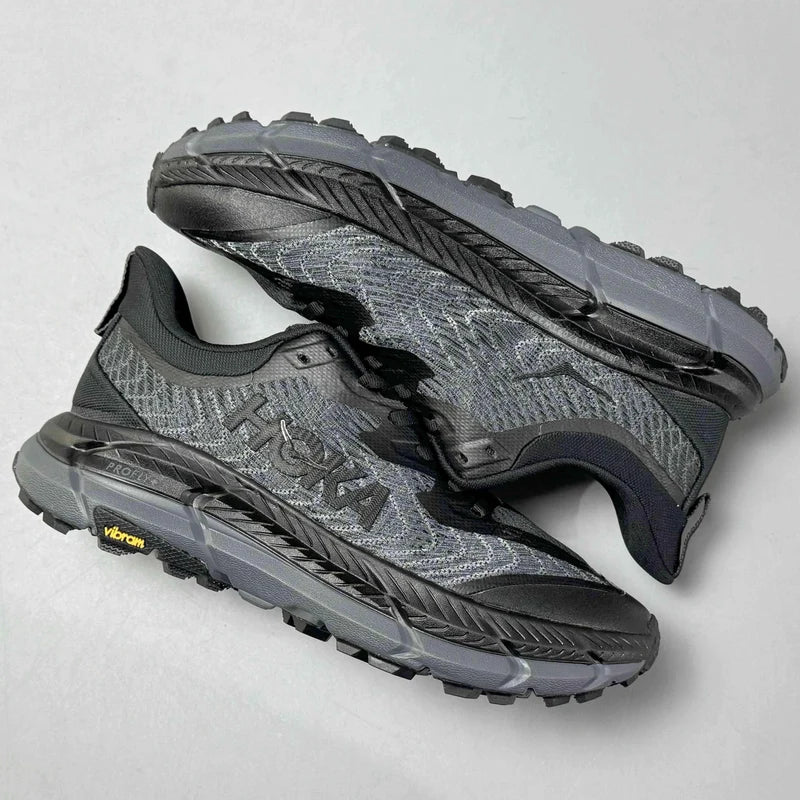 HOKA Mafate Speed 4 Trail Running Shoes - Black/Grey