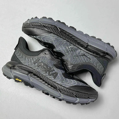 HOKA Mafate Speed 4 Trail Running Shoes - Black/Grey
