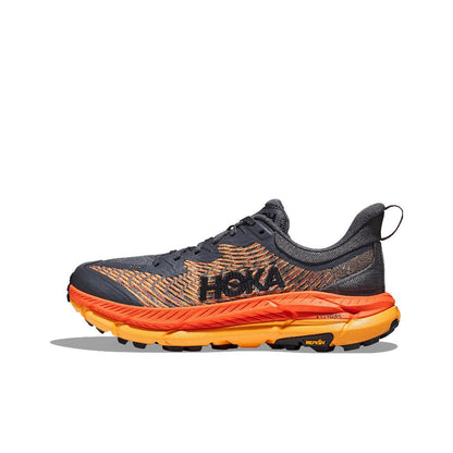 HOKA Mafate Speed 4 Trail Running Shoes - Black/Orange