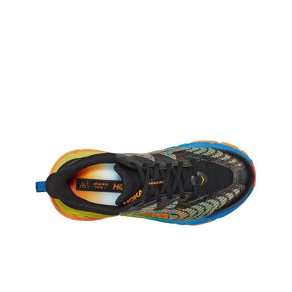 HOKA Mafate Speed 4 Trail Running Shoes - Black/Multicolor