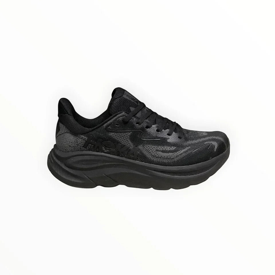 HOKA Clifton 10 Running Shoes - All Black